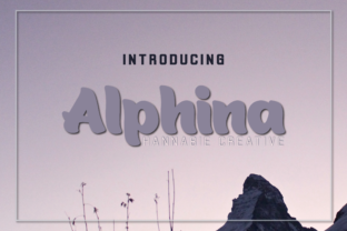 Alphina: A Charming Display Font for Engaging Visuals