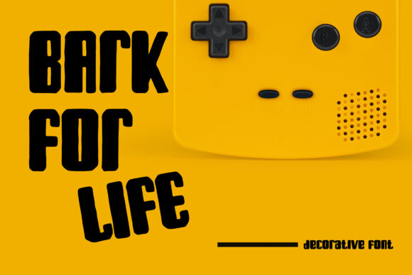 Bark for Life: A Bold Display Font for Editorial Design