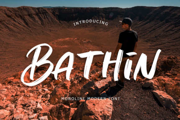 Bathin: A Distinctive Brush Font for Your Brand Story