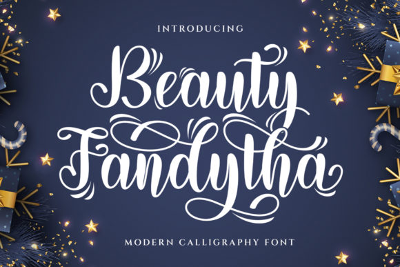Beauty Fandytha: A Romantic Display Font for Digital Design