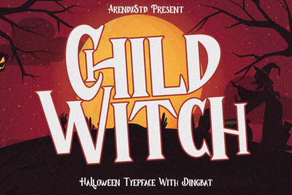 Child Witch: A Spooky and Fun Font for Halloween Designs