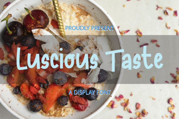 Crafting Beautiful Products with the Luscious Taste Font
