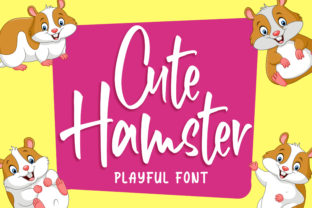 Cute Hamster: A Playful and Sweet Display Font for Crafters