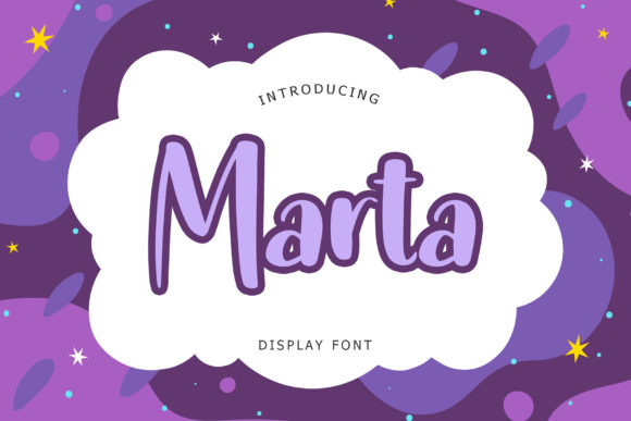 Discover Marta: A Smooth and Cheerful Display Font