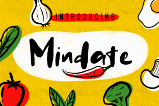Discover Mindate: A Charming Handwritten Font for Editorial Design