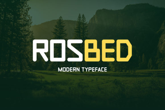 Discover Rosbed: A Modern Display Font for Editorial Charm