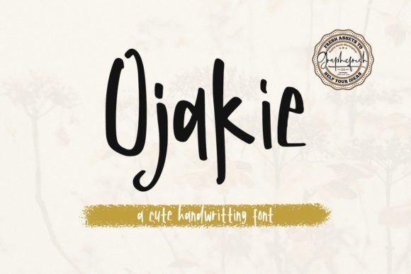Discover the Jolly Charm of Ojakie Font