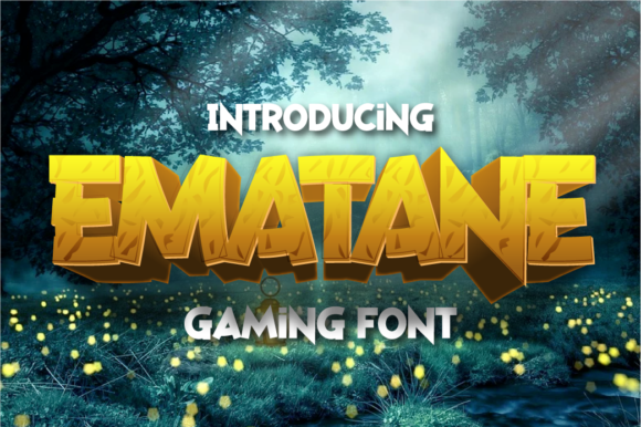 Ematane Font: A Bold and Wild Typeface for Branding