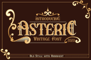 Enhance Your Brand with Asteric: A Retro Vintage Font