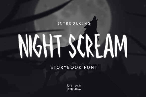 Enhance Your Brand with Night Scream Display Font