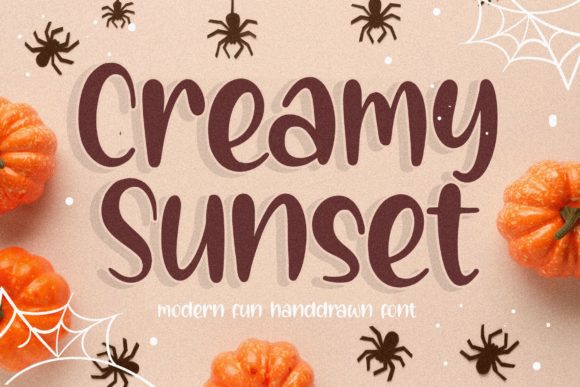 Enhance Your Web Design with Creamy Sunset Font