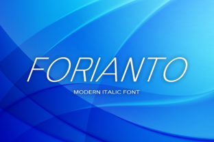 Forianto: A Clean and Dynamic Font for Modern Branding