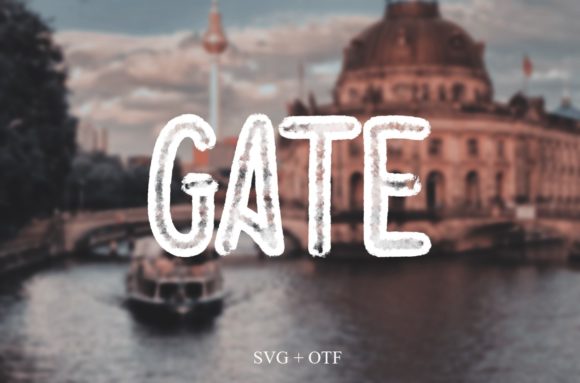 Gate: The Chunky, Friendly Display Font for Casual Designs