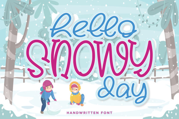 Hello Snowy Day Font for Vibrant Digital Design