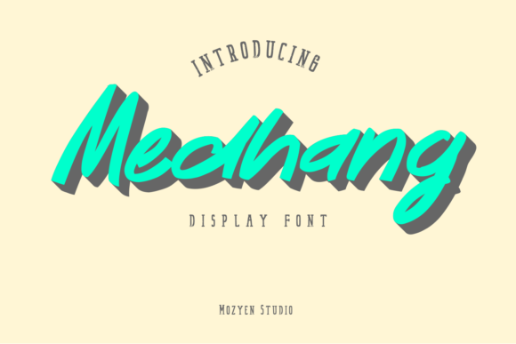 Medhang: A Playful and Authentic Font for Creative Projects