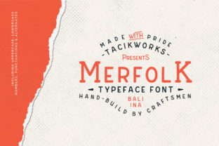 Merfolk: A Vintage Display Font for Polished Branding