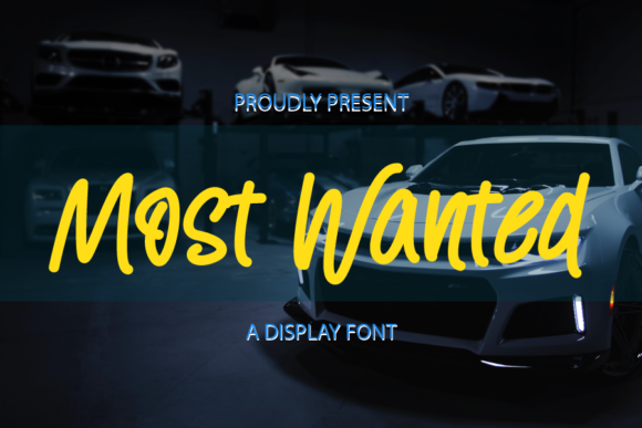 Most Wanted: A Bold and Trendy Display Font for Creative Campaigns