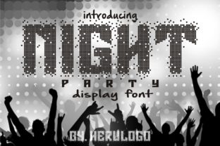 Night Party: A Modern Display Font for Web Design