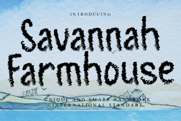 Savannah Farmhouse Font for Modern Web Design and Branding