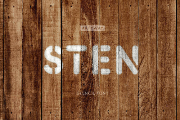 Sten: A Bold and Natural Display Font for Creative Campaigns