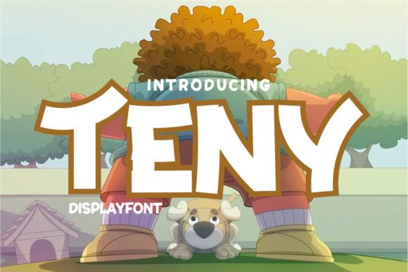 Teny Display Font for Bold Marketing Campaigns