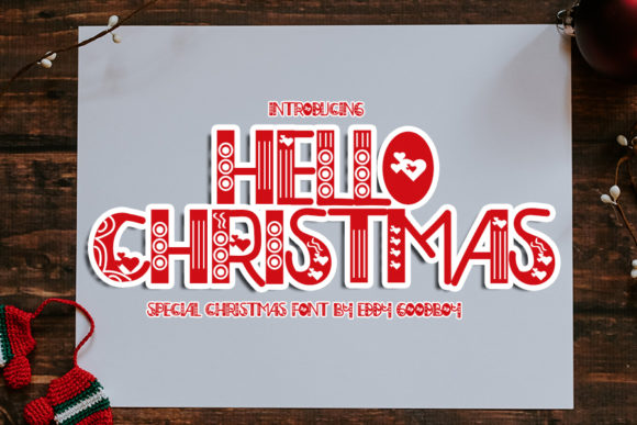 The Hello Christmas Font for Crafting Distinctive Web Experiences