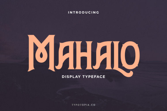 Transform Your Brand with Mahalo: A Bold and Retro Font