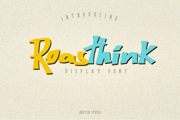 Transform Your Brand with Roasthink: A Trendy Urban Display Font