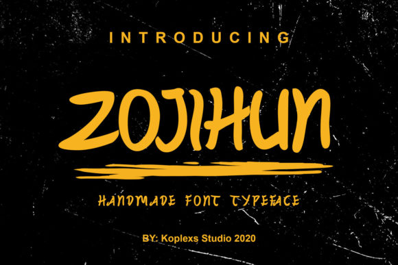 Zojihun: A Chunky and Unique Display Font for Your Brand